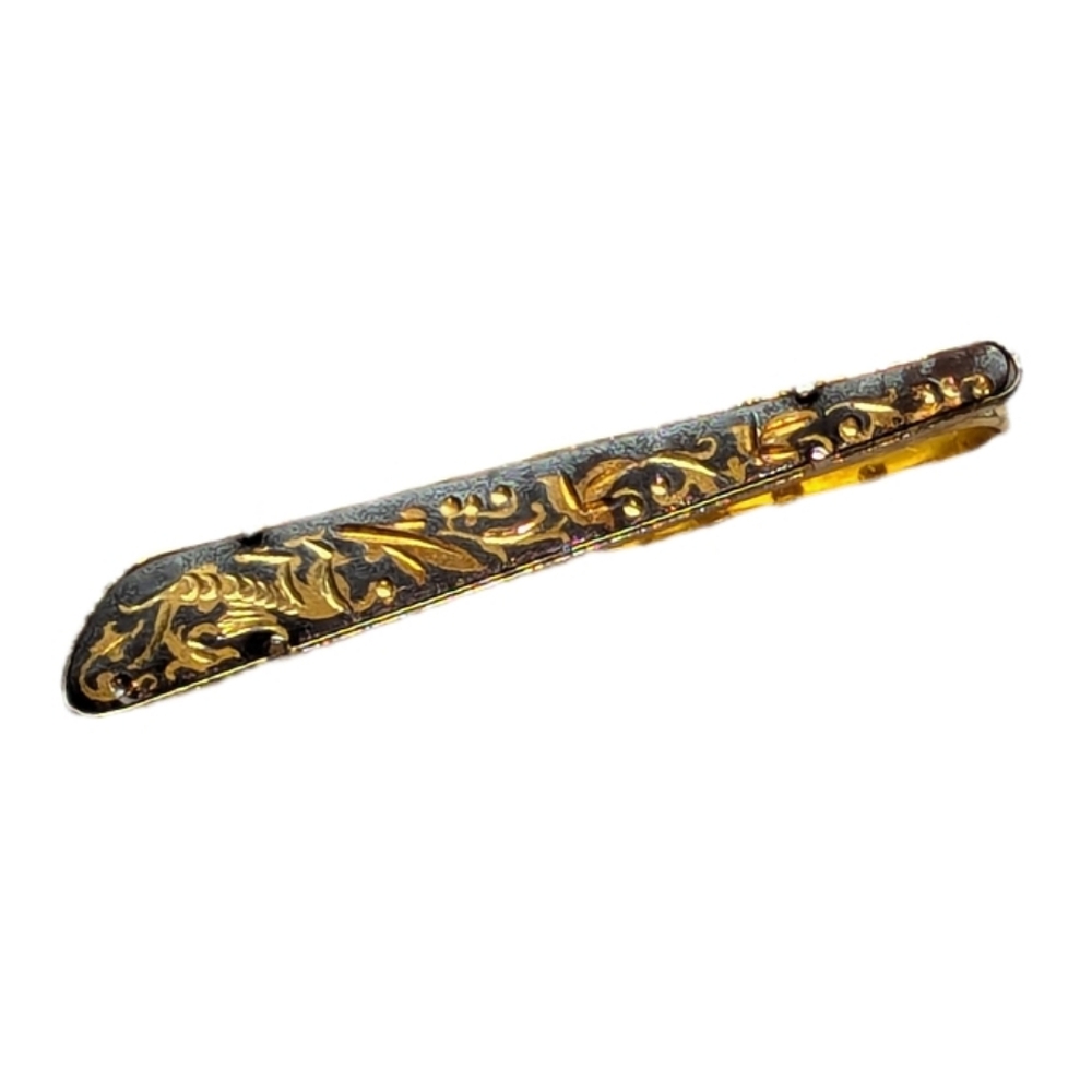Damascene Tie Clip